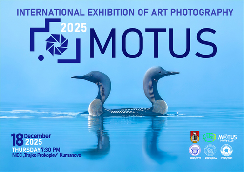 Second international exhibition of artistic photography MOTUS 2025